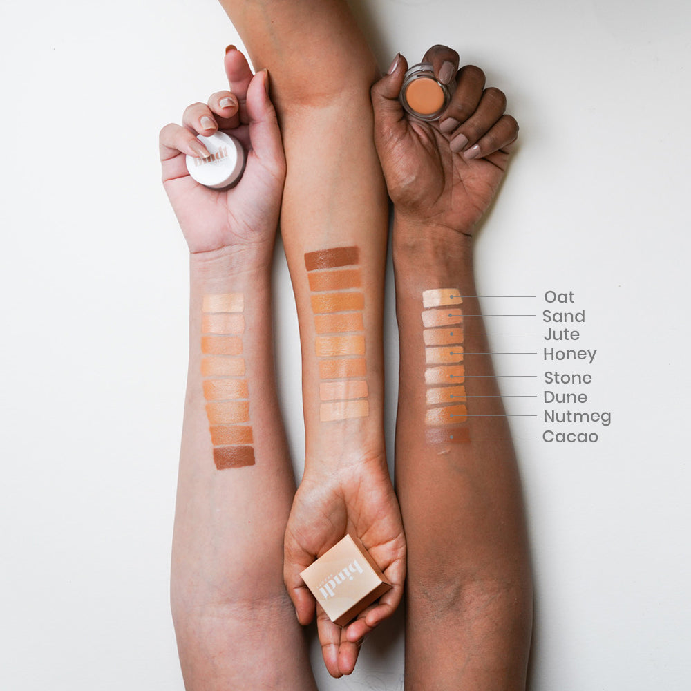 COMBO: Barely there Cream Concealer + Blending in Dual Brush
