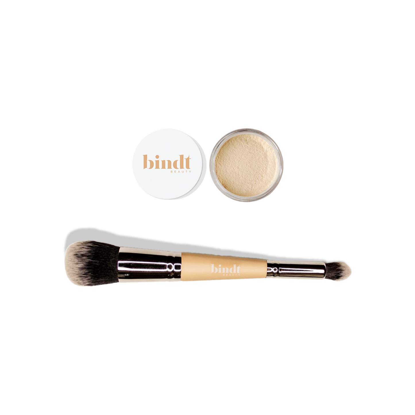 COMBO- Soft Focus Setting Powder + Blending in Dual Brush