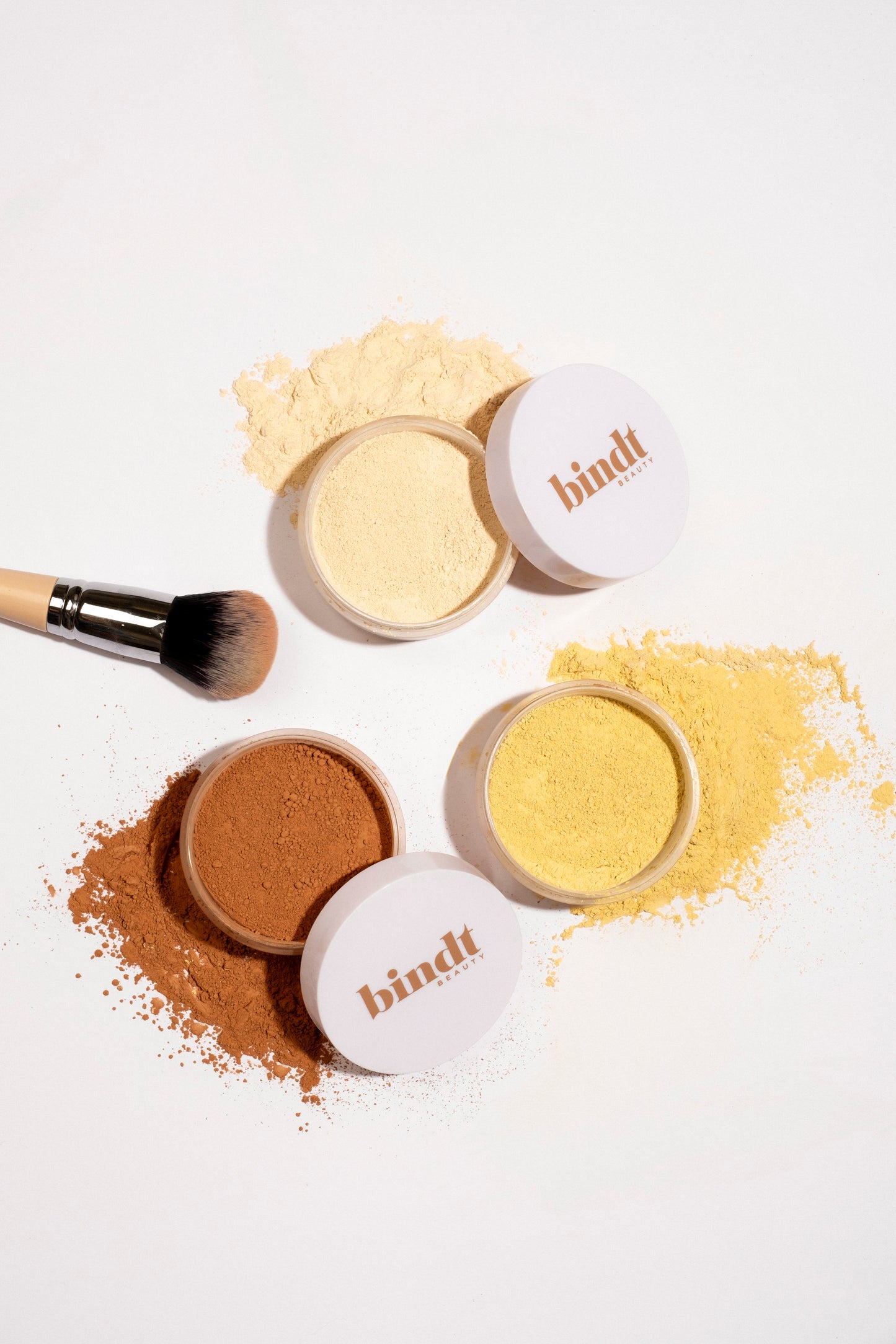 COMBO- Soft Focus Setting Powder + Blending in Dual Brush