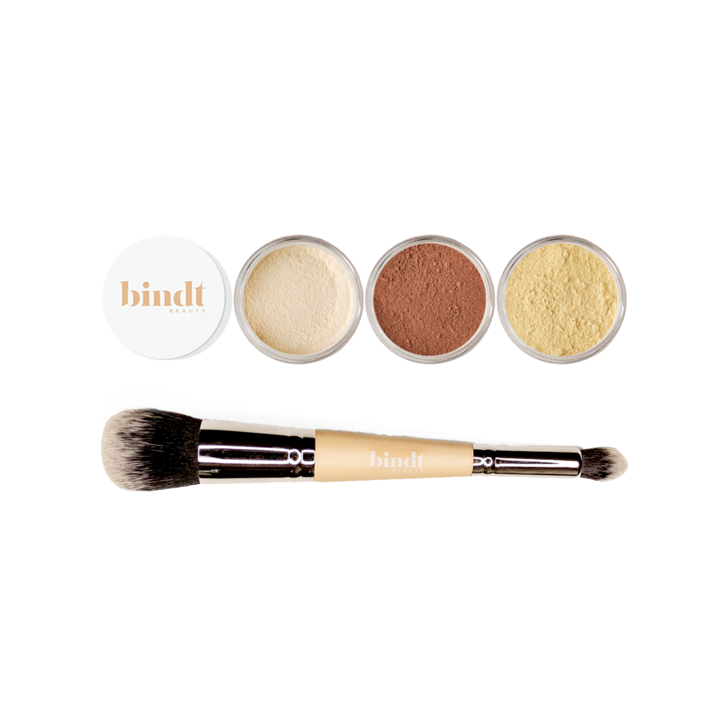 COMBO- Soft Focus Setting Powder + Blending in Dual Brush